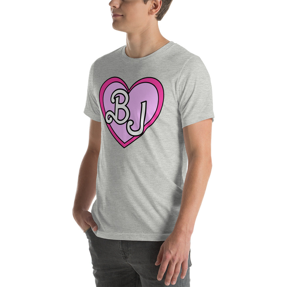 BJ Heart Unisex t-shirt - Love, Boy Jordan