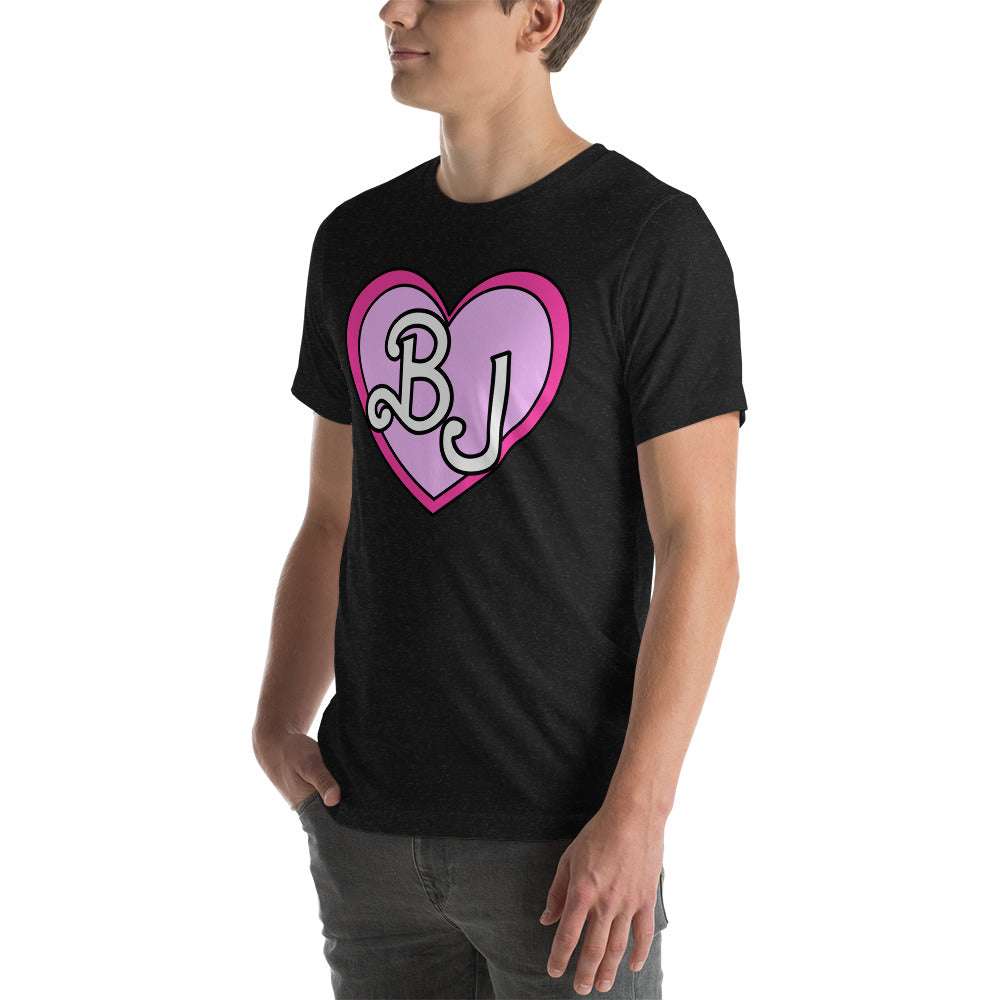 BJ Heart Unisex t-shirt - Love, Boy Jordan