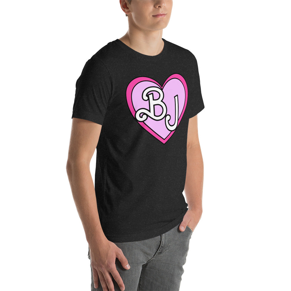 BJ Heart Unisex t-shirt - Love, Boy Jordan