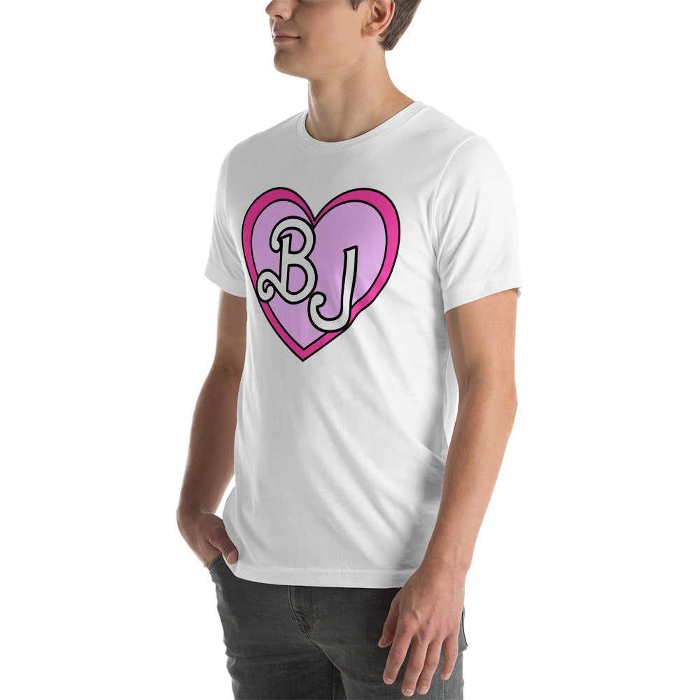 BJ Heart Unisex t-shirt - Love, Boy Jordan