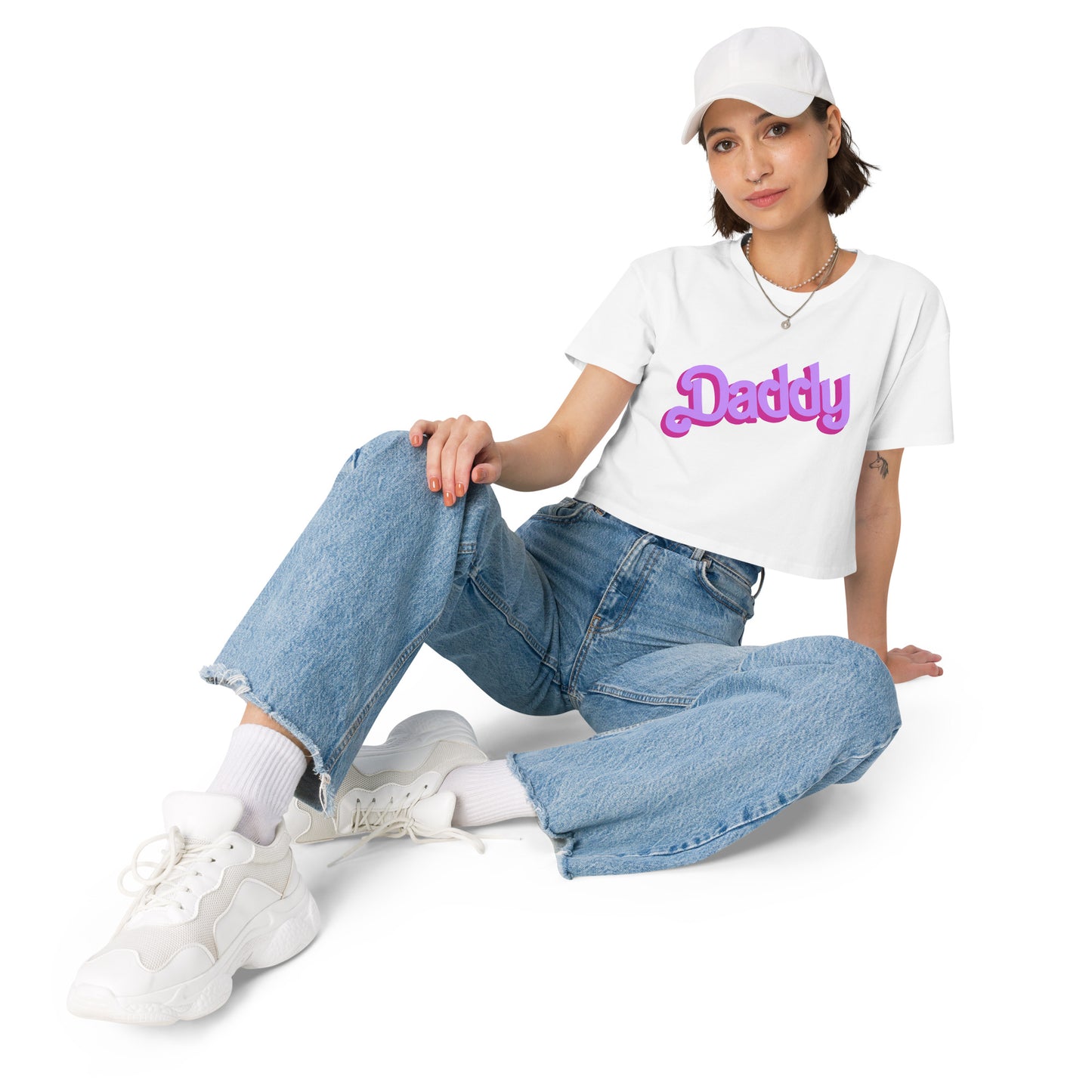 Daddy Women’s crop top - Love, Boy Jordan