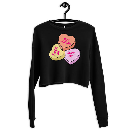Valentine's Day Crop Sweatshirt - Love, Boy Jordan